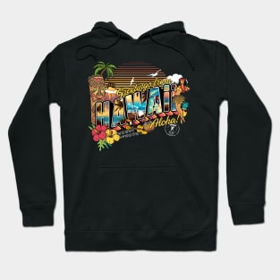 Greetings from Paradise: A Postcard from Hawaii Hoodie